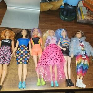 Barbie Doll Lot of 6, Some Hard to Find Dolls Nice Condition